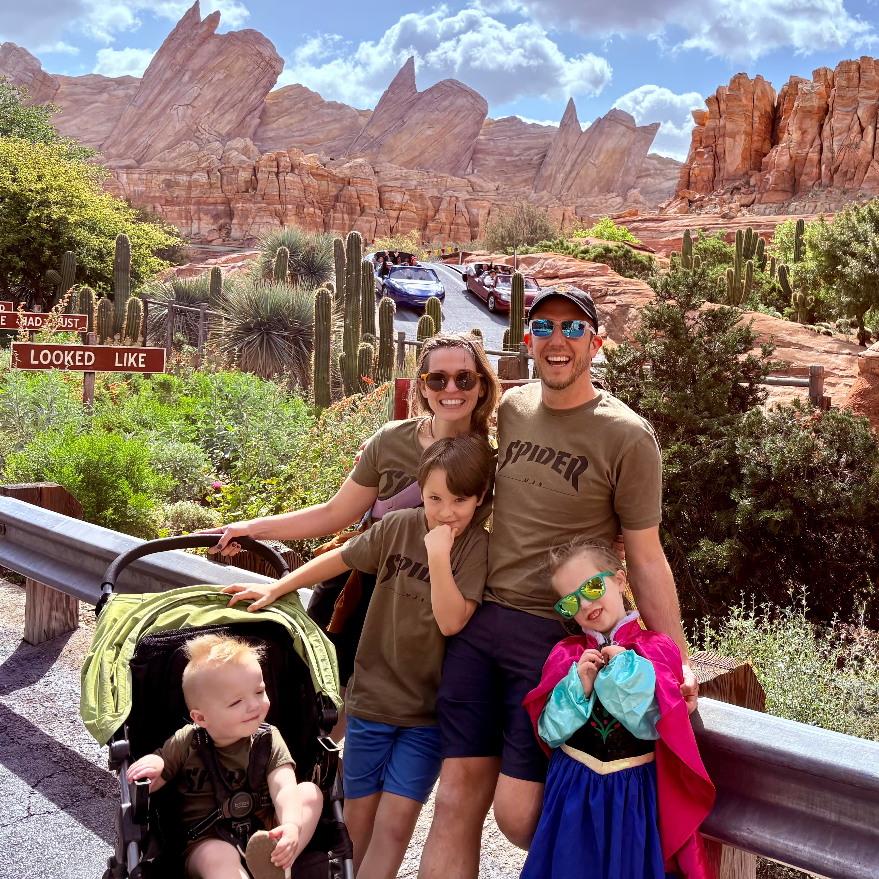 Family at Disney